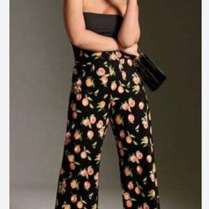 RARE Anthropologie Maeve The Colette Cropped Wide-Leg Pants Sz 25 EUC